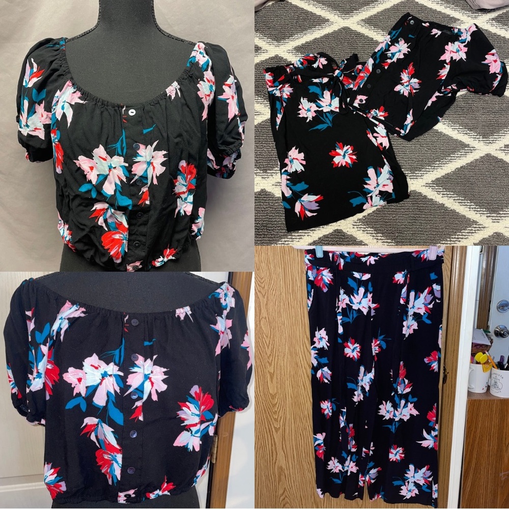 Candie’s (2pc) Set Top(XL) & Pant(L) Set Bundle
